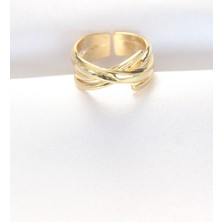 Style Of Carmen Kalın Gold Renk Ayarlanabilir Yüzük