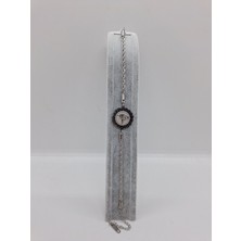 Stainless Steel Çelik Oval Tura Kadın Bileklik
