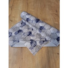 Başak Ev Tekstili Mavi Gri Raf ve Dolop Içi Örtüsü -  Kaymaz Raf Örtüsü 50CM x 500 cm