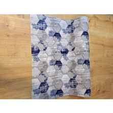 Başak Ev Tekstili Mavi Gri Raf ve Dolop Içi Örtüsü -  Kaymaz Raf Örtüsü 50CM x 500 cm