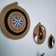 My Work Shop Deniz Temalı 3'lü Afrikan Duvar Tabağı Seti