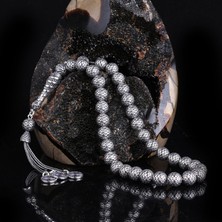 Tesbih Sepetim Tamamı 925 Ayar Gümüş Küre Kesim Fizyon Model Tesbih