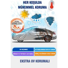 CoverPlus Nissan Micra Uyumlu Miflonlu Oto Branda Premium Kalite Araba Brandası (2014-2020)