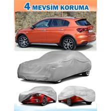 CoverPlus Fiat Egea Cross Branda Lüx Kalite Oto Brandası Uyumlu Araba Çadırı Hatchback