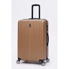 Elatae Büyük Boy Valiz Gold Abs 1020