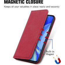 Manyi Mall Huawei Nova Y70 Için Kılıf Deri Kılıf Kordon Basit Iş Cüzdan (Yurt Dışından)