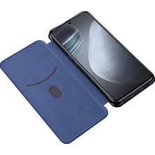 Manyi Mall Cubot X50 Manyetik Karbon Fiber Deri Için Kılıf Folio Flip Case Tam (Yurt Dışından)