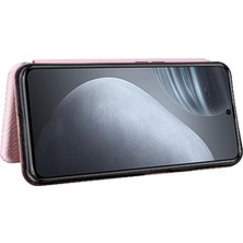 Manyi Mall Cubot X50 Manyetik Karbon Fiber Deri Için Kılıf Folio Flip Case Tam (Yurt Dışından)