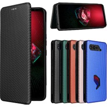 Manyi Mall Kart Tutucu Kartı ile Asus Rog Telefon 5 Deri Folio Flip Case Için Kılıf (Yurt Dışından)