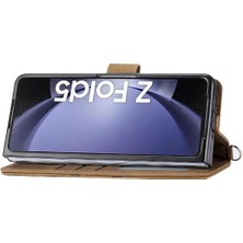 Manyi Mall Samsung Galaxy Z Için Flip Case Magnetic 5 Manyetik Kapatma Cüzdan Kılıf Pu (Yurt Dışından)