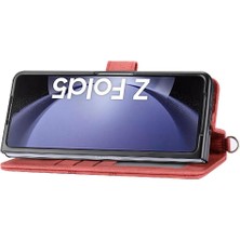 Manyi Mall Samsung Galaxy Z Için Flip Case Magnetic 5 Manyetik Kapatma Cüzdan Kılıf Pu (Yurt Dışından)