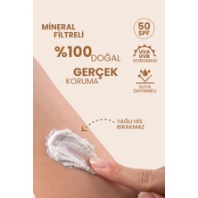 Bade Natural 50 Spf %100 Mineral Filtreli ve Doğal Güneş Koruyucu Yüz ve Vücut Kremi 50 ml