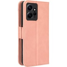 Mellow Shop Xiaomi Redmi Için Not 12 4g Ayarlanabilir Ayrılabilir Kart Tutucu Manyetik Kapatma Deri Cüzdan Kapak (Yurt Dışından)