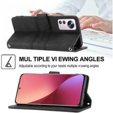 Mellow Shop Xiaomi 12/12X/12S Cüzdan Kılıf Manyetik Kapatma Kickstand Pu Için Flip Case (Yurt Dışından)