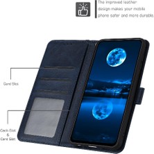 Mellow Shop Pu ile Kart Yuvası Saf Renk ile Google Piksel 8 Kickstand Için Flip Case (Yurt Dışından)