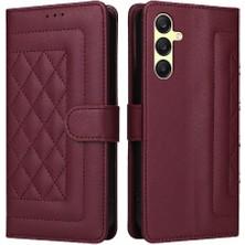 Mellow Shop Samsung Galaxy A25 5g Için Flip Case Darbeye Kapak Kapak Basit Iş (Yurt Dışından)