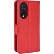 Mellow Shop Huawei Nova 9 Için Kılıf Yan Toka Kart Yuvaları Tutucu Cüzdan Pu Deri (Yurt Dışından)