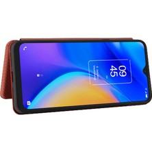 Mellow Shop Tcl 20SE Tam Koruma Kartı Ekleme Deri Folio Flip Case Için Kılıf (Yurt Dışından)