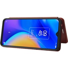 Mellow Shop Tcl 20SE Tam Koruma Kartı Ekleme Deri Folio Flip Case Için Kılıf (Yurt Dışından)