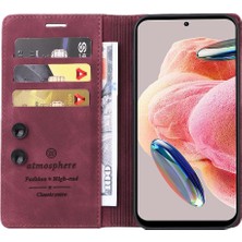 Mellow Shop Xiaomi Redmi Not 12 Için Flip Case 4g Kapak Çevirin Darbeye Cüzdan Kılıf (Yurt Dışından)