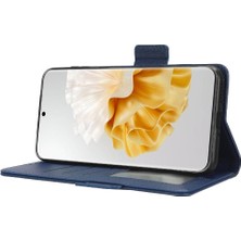 Mellow Shop Huawei Için Kılıf P60/P60 Pro Pu Deri Yan Toka Kart Yuvaları Tutucu (Yurt Dışından)