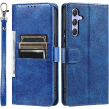 Mellow Shop Samsung Galaxy A15 Için Flip Case 4g/5g Kickstand 6 Kart Yuvaları Pu Deri (Yurt Dışından)