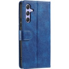 Mellow Shop Samsung Galaxy A15 Için Flip Case 4g/5g Kickstand 6 Kart Yuvaları Pu Deri (Yurt Dışından)