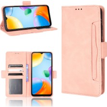 Mellow Shop Xiaomi Redmi 10C Için Kılıf Ayarlanabilir Ayrılabilir Kart Tutucu Manyetik Kapatma Deri Cüzdan Kapak (Yurt Dışından)