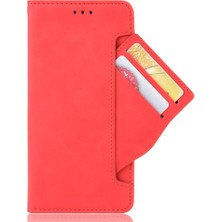 Mellow Shop Xiaomi Redmi 10C Için Kılıf Ayarlanabilir Ayrılabilir Kart Tutucu Manyetik Kapatma Deri Cüzdan Kapak (Yurt Dışından)