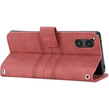 Mellow Shop Sony Xperia 5 V Manyetik Kapatma Darbeye Koruyucu Pu Için Flip Case (Yurt Dışından)