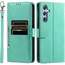 Mellow Shop Samsung Galaxy A34 5g Pu Deri 6 Kart Yuvaları Kickstand Için Flip Case (Yurt Dışından)