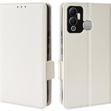 Mellow Shop Infinix Sıcak 12 Oyun Pu Deri Yan Toka Kart Yuvaları Tutucu (Yurt Dışından)