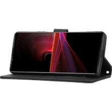 Mellow Shop Sony Xperia 1 Iii Için Flip Case Darbeye Koruyucu Cüzdan Kılıf Pu (Yurt Dışından)