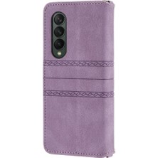 Mellow Shop Samsung Galaxy Z Için Flip Case 5 3 5g Cüzdan Kılıf Kickstand Manyetik Pu (Yurt Dışından)