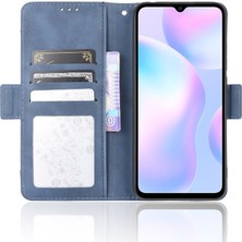 Mellow Shop Xiaomi Redmi 9A Için Kılıf Ayarlanabilir Ayrılabilir Kart Tutucu Manyetik Kapatma Deri Cüzdan Kapak (Yurt Dışından)