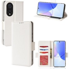 Mellow Shop Huawei Nova 9 Için Kılıf Yan Toka Kart Yuvaları Tutucu Cüzdan Pu Deri (Yurt Dışından)