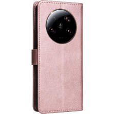 Mellow Shop Xiaomi 13 Için Flip Case Ultra Klasik Düz Renk Yüksek Kaliteli Deri (Yurt Dışından)