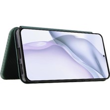 Mellow Shop Kart Tutucu Kickstand Manyetik Karbon Fiber ile Huawei P50 Pro Için Kılıf (Yurt Dışından)