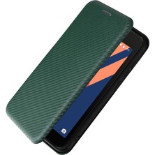 Mellow Shop Wıko Y52 Için Kart Tutucu Kickstand Deri Folio Flip Case ile Kılıf (Yurt Dışından)