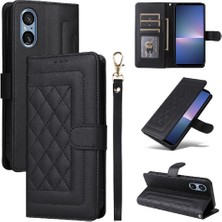 Mellow Shop Sony Xperia 5 V Için Flip Case Basit Iş Darbeye Kapak Kılıfı (Yurt Dışından)