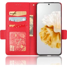 Mellow Shop Huawei Için Kılıf P60/P60 Pro Pu Deri Yan Toka Kart Yuvaları Tutucu (Yurt Dışından)