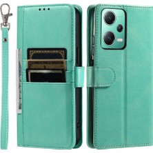 Mellow Shop Xiaomi Redmi Not 12 Için Flip Case 5g Pu Deri Kickstand 6 Kart Yuvaları (Yurt Dışından)