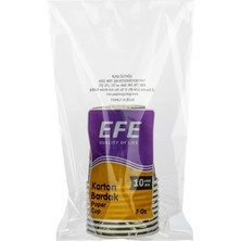 Efe Quality Of Life Karton Bardak 10'lu Paket 7 Oz Karton Bardak Paper Cup 7 Oz