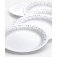 Efe Quality Of Life Köpük Tabak 5'li Paket 20 cm Yuvarlak Köpük Tabak Foam Plate