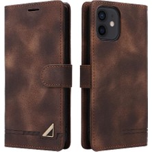 YH Market Iphone 12 Için Flip Case Basit Iş Cüzdan Deri Kılıf Darbeye (Yurt Dışından)