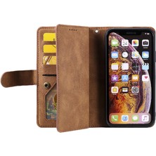 YH Market Iphone Xs Max Pu Deri Kordon 9 Kart Yuvaları Cüzdan Için Flip Case (Yurt Dışından)