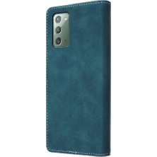 YH Market Samsung Galaxy A03S Deri Kılıf Için Flip Case Basit Iş Kapak Çevirin (Yurt Dışından)