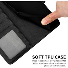 YH Market Google Piksel 8 Pro Saf Renk Kickstand Pu Deri ile Flip Case (Yurt Dışından)