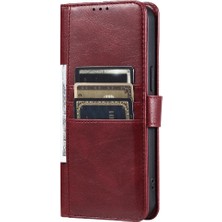 YH Market Samsung Galaxy S23 Için Flip Case Ultra 6 Kart Yuvaları Kickstand Pu Deri (Yurt Dışından)