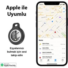 Polham Apple Lisanslı Akıllı Takip, Kayıp Cihazı Air Tag Kedi Köpek Araç Bavul Kayıp Bulma Cihazı